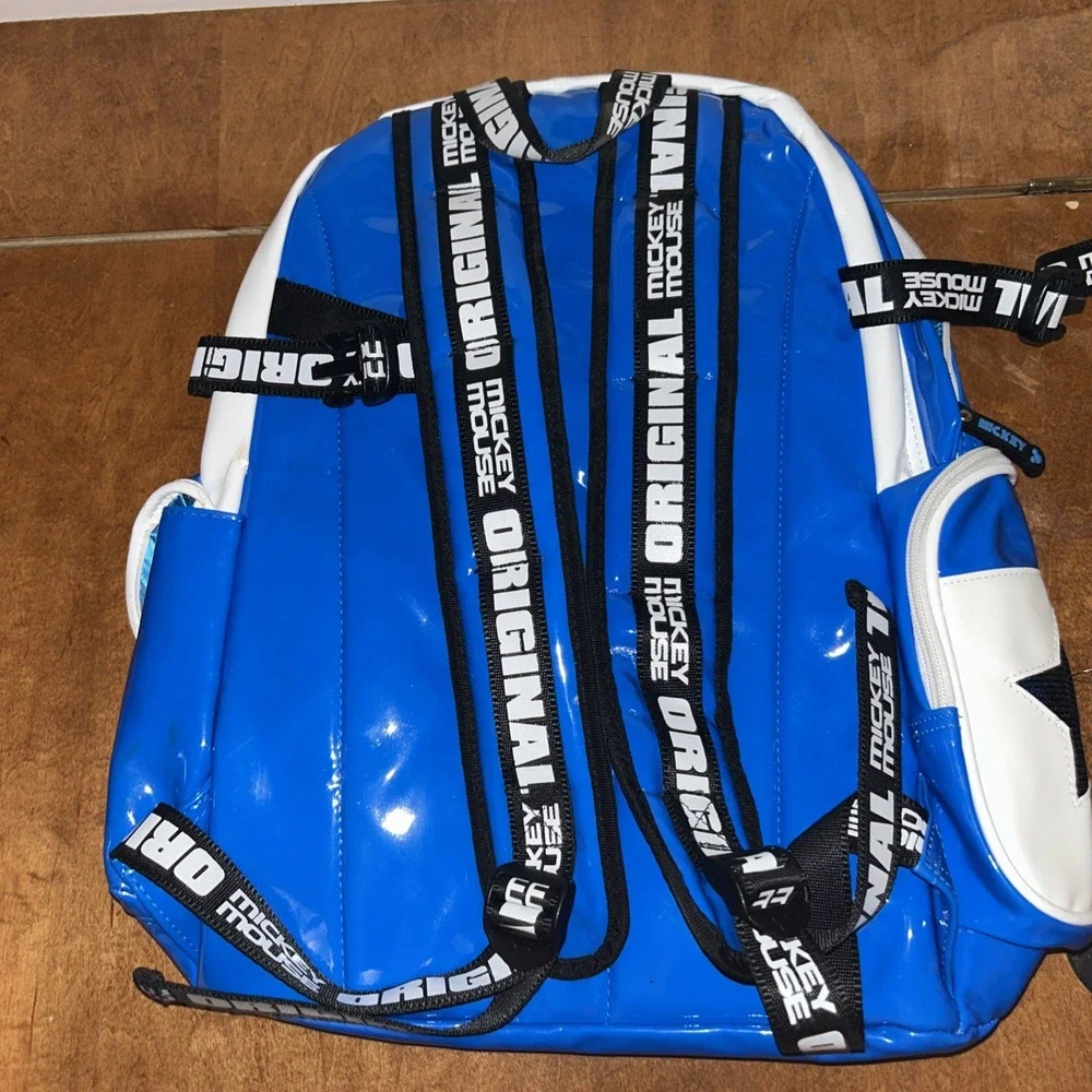 Shanghai Disney Blue/White Mickey‎ Mouse Backpack Super Cool - RARE